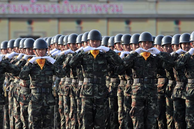 泰国服兵役图片