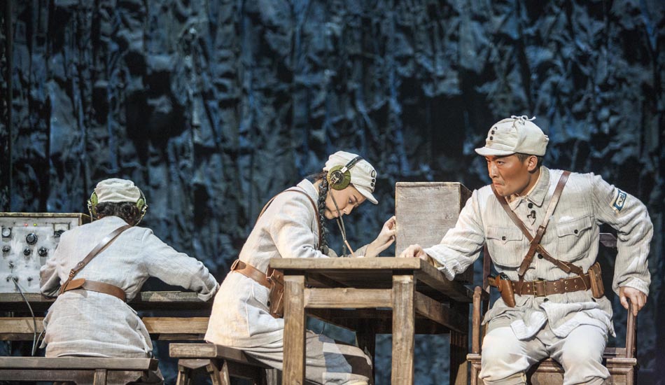 中国首部抗战解密话剧《谍杀》北京首演