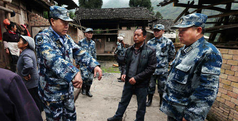 金沙江畔定海神针武警云南省总队昭通市支队支队长黄国祥素描组图611
