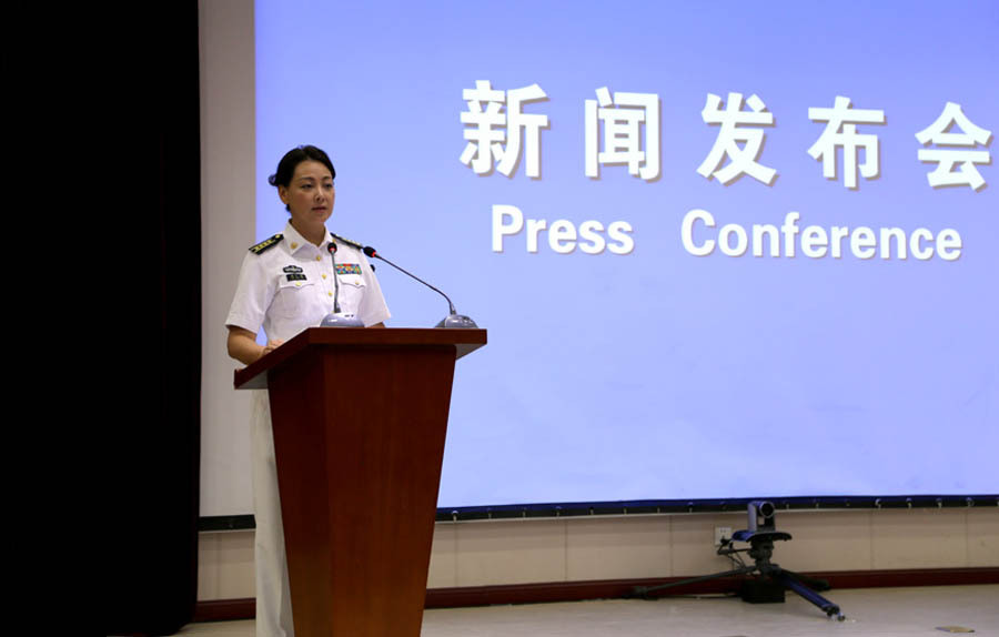 04 幻灯片 手机看 分享到  海军新闻发言人邢广梅2014年8月26日表示
